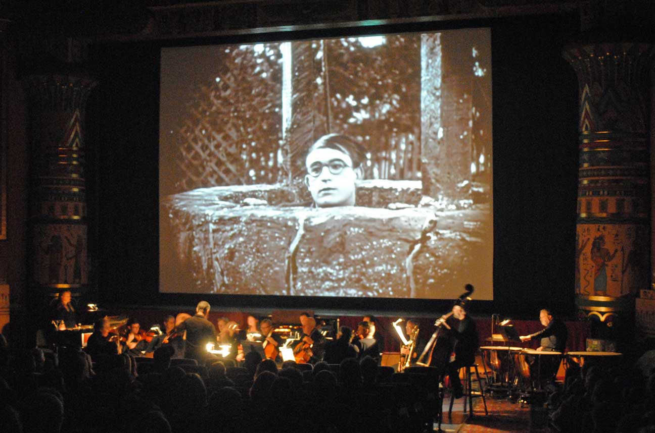silent film orchestral scores