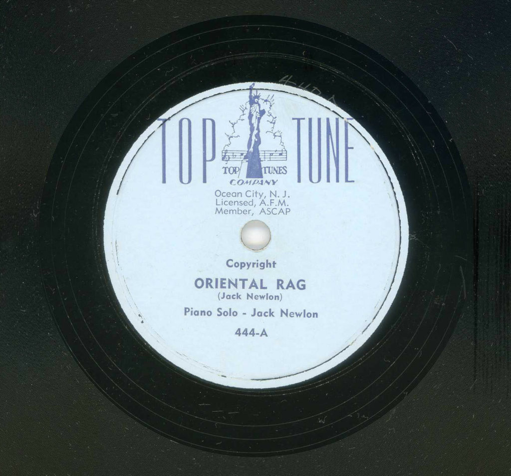 Jack Newlon Oriental Blues rag