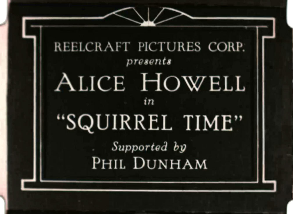 Alice Howell in Squirrel Time