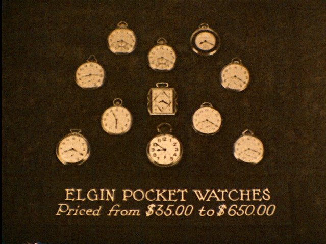 Elgin pocket watches 1931