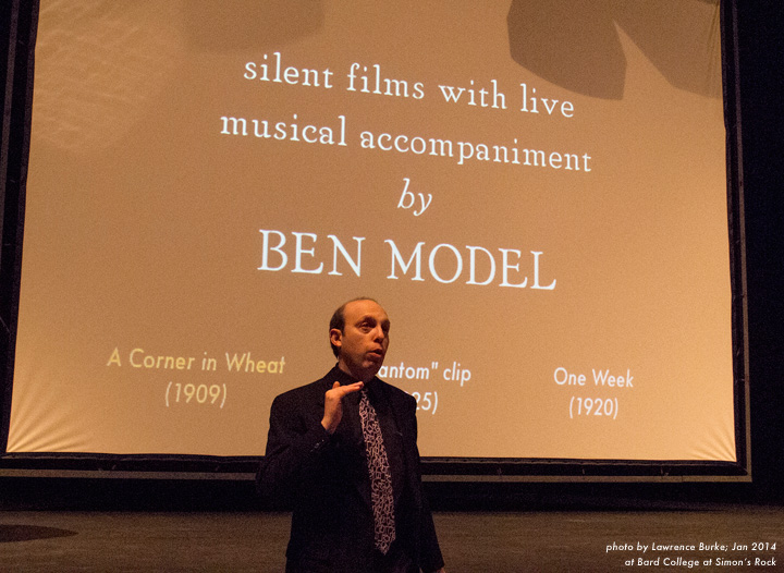Ben Model silent film university lecture