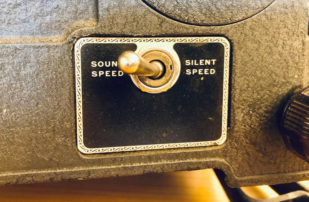 sound silent speed switch Ampro 16mm