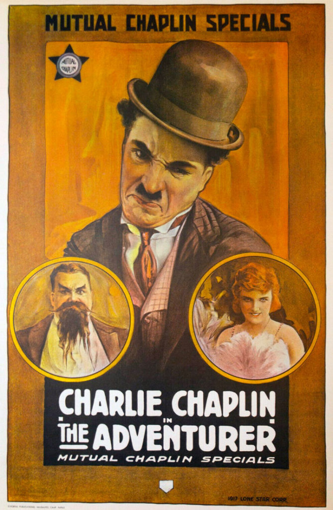 Charlie Chaplin Adventurer poster