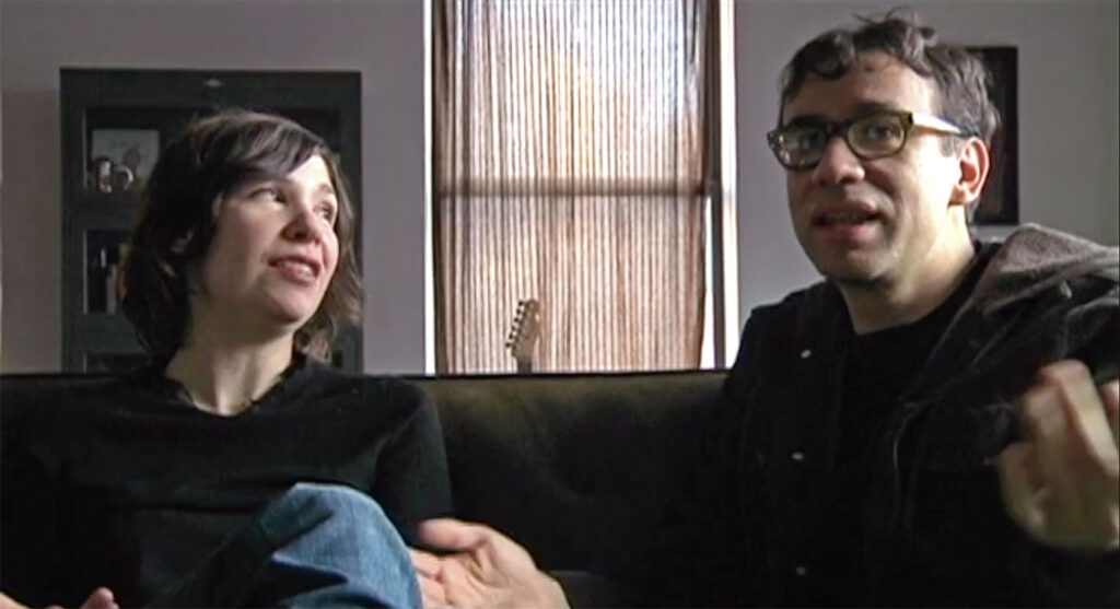 Fred Armisen and Carrie Brownstein in the 2009 ThunderAnt film "FILM CLUB"