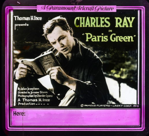 Charles Ray in “Paris Green” (1920) – NFPF Silent Movie Day premiere